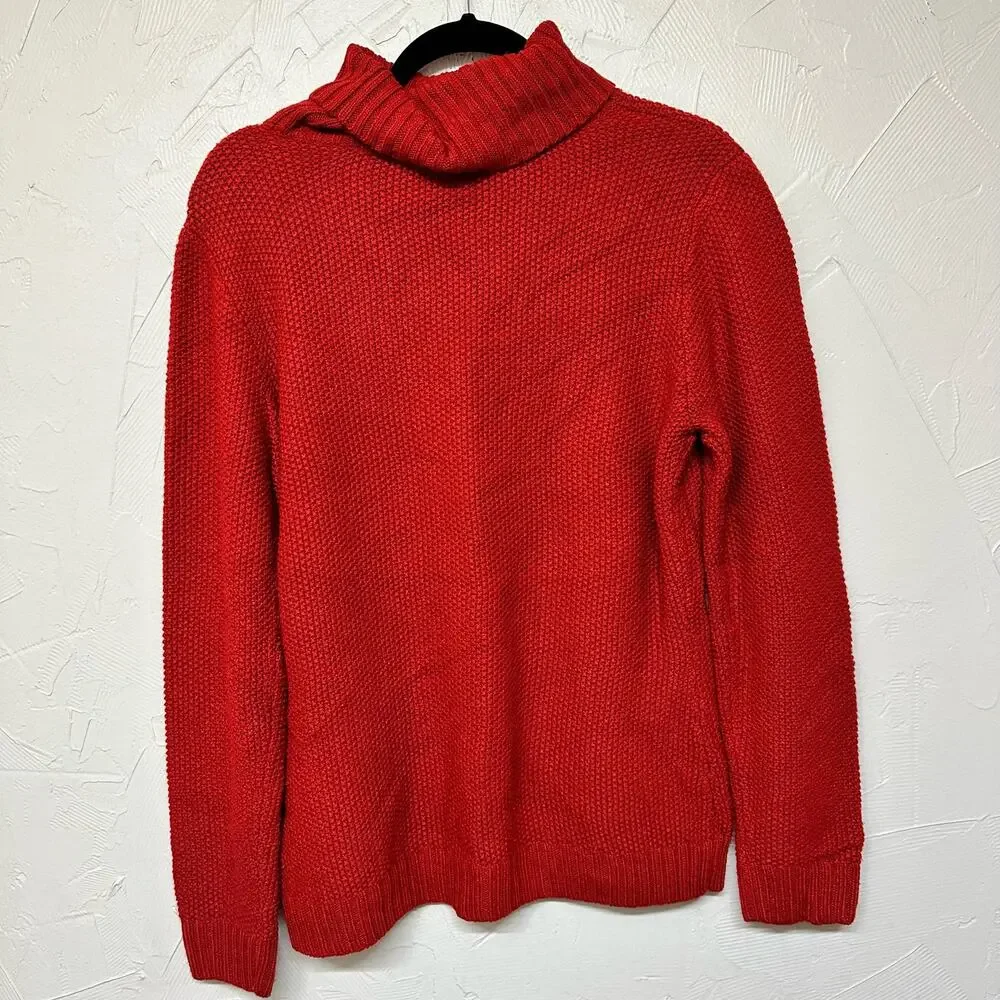 New York & Co. Red Turtleneck Sweater Size XL